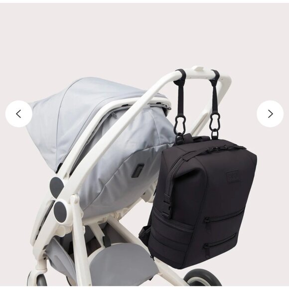 Dagne Dover Indi Diaper‎ Backpack Black Neoprene new without tag unisex modern main image 13